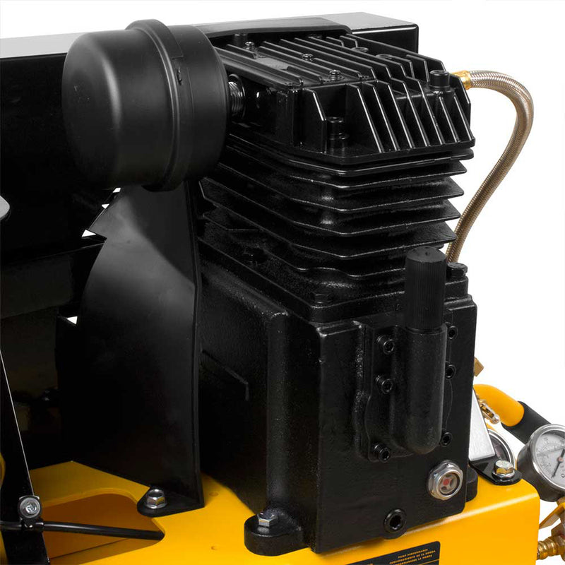 8-Gallon Air Compressor for Construction Sites | Honda GX160 Engine | 9.9 CFM at 90 PSI | Wheelbarrow Style | DEWALT