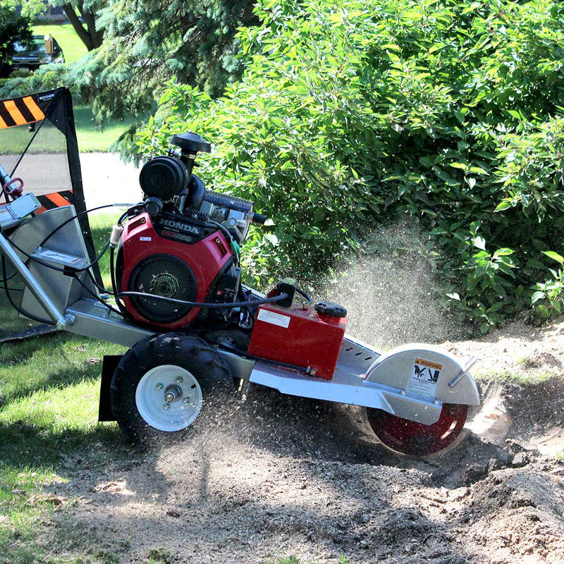 Walk Behind 20 HP Self-Propelled Stump Grinder | Honda GX630 | Electric Start | Hydrostatic Drive | Dosko