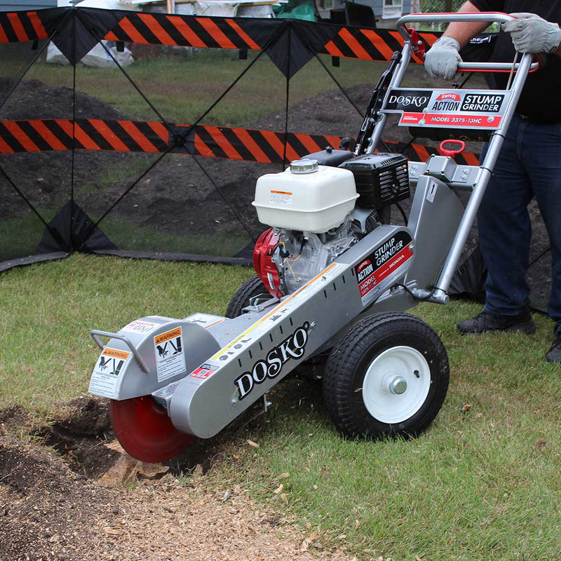 Walk-Behind Stump Grinder | 13 HP Honda GX390 Engine | Swivel Action | Dosko