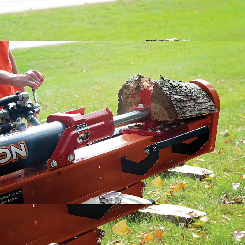 37-Ton Horizontal/Vertical Log Splitter for Commercial Use | 74,000 lbs Force | Honda GX270 Engine | Brave
