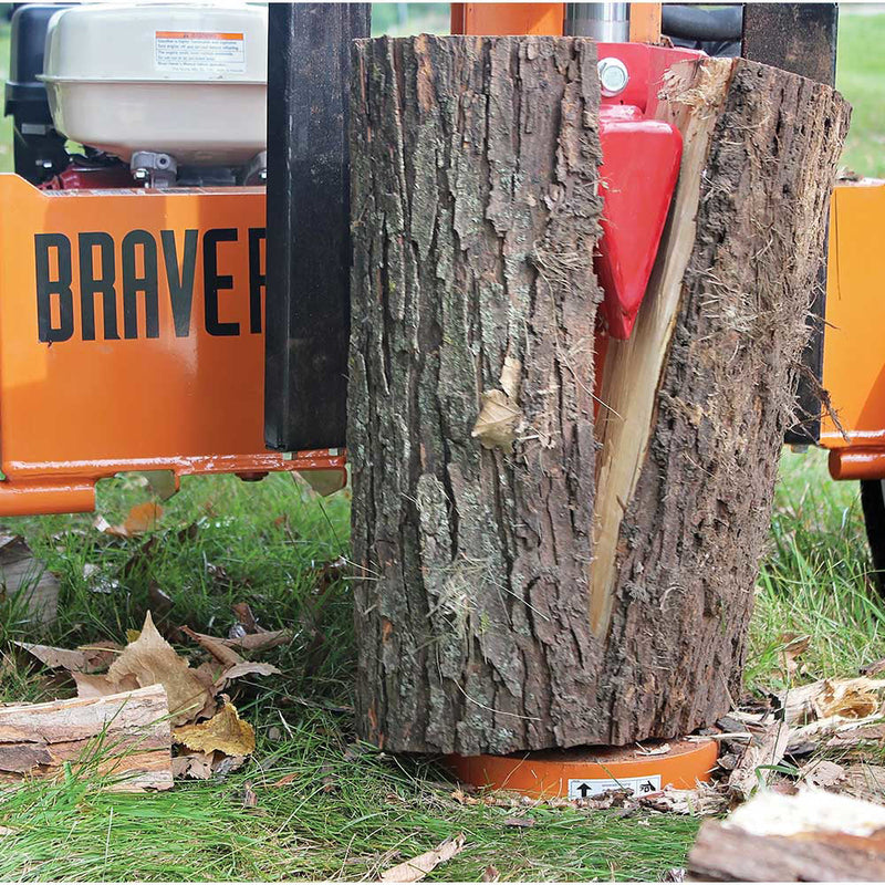 37-Ton Horizontal/Vertical Log Splitter for Commercial Use | 74,000 lbs Force | Honda GX270 Engine | Brave