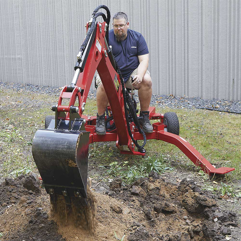 Towable Trencher | 15 HP Ducar Engine | 3-Tooth Digging Bucket | Hydraulic System | NorTrac
