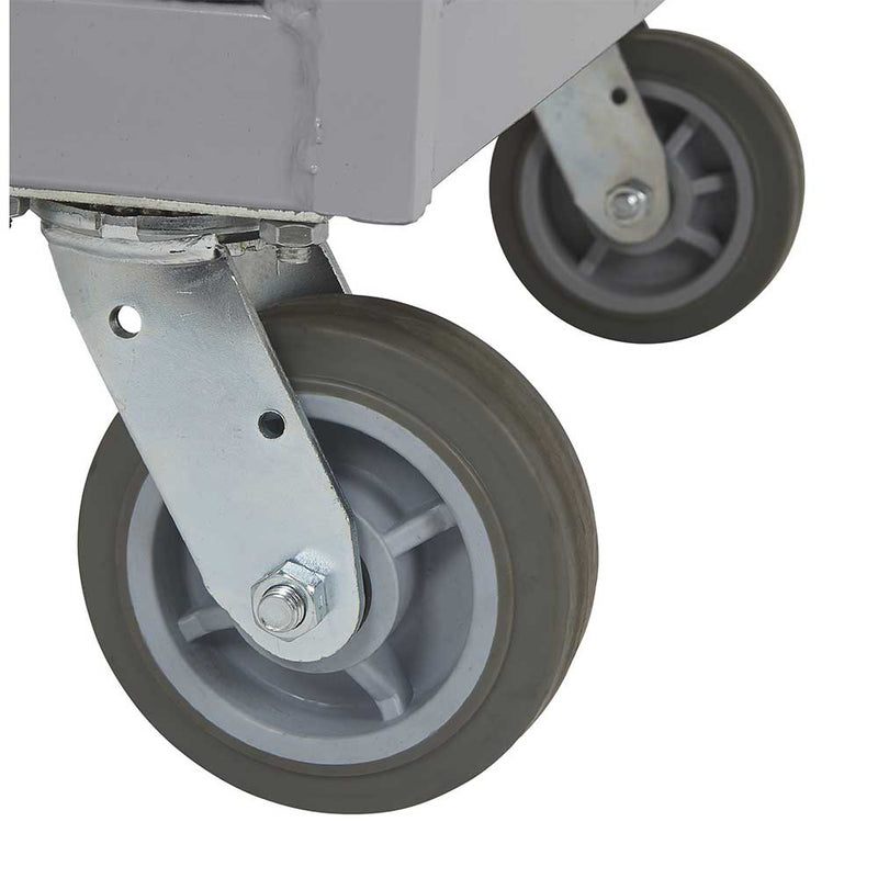 4-Wheel Cart for Material Handling | 1600-Lb Capacity | Carpeted Deck | Steel Construction | Strongway