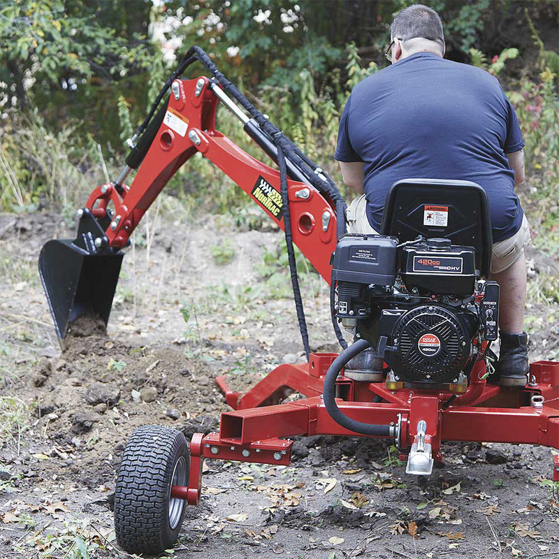 10" Trencher Bucket Attachment for Towable Trencher | Iron Construction | 15 HP Compatible | NorTrac