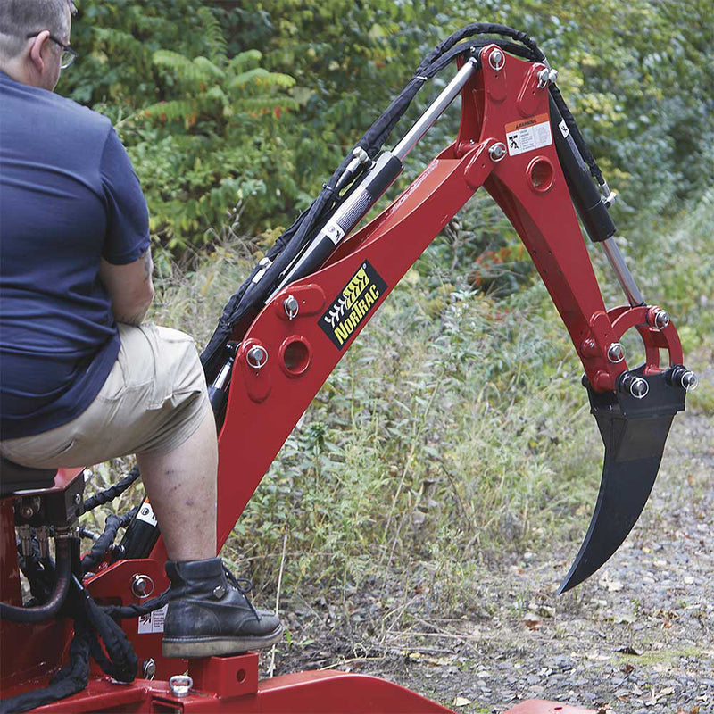 Ripper Attachment for NorTrac Towable Trencher | 7-11/16 In. L x 10-11/16 In. W | Solid Iron Construction | NorTrac