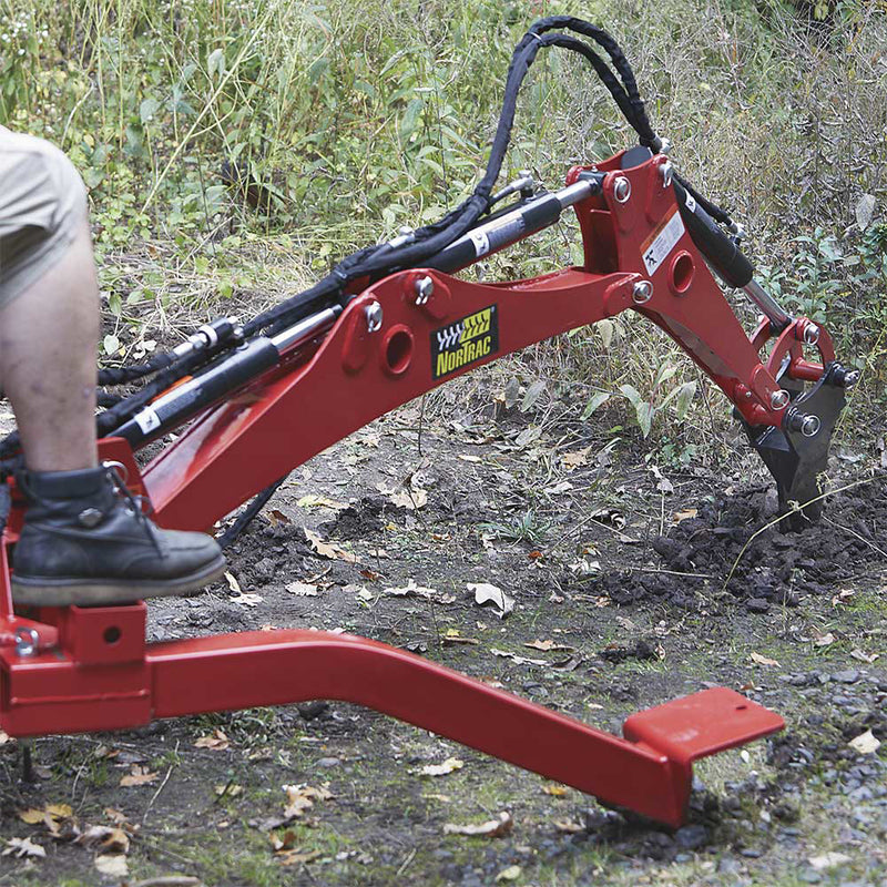 Ripper Attachment for NorTrac Towable Trencher | 7-11/16 In. L x 10-11/16 In. W | Solid Iron Construction | NorTrac