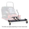 Tine Rake Dethatcher for Zero Turn Mower | 60-In | Heavy Duty Wheels | Patented Tines | JRCO