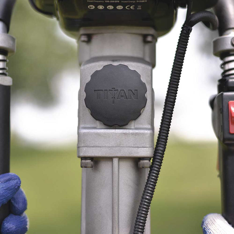 3.25" Gas-Powered Post Driver for Farm & Ranch Equipment | Self-Contained | Portable | One-Person Operation | Titan