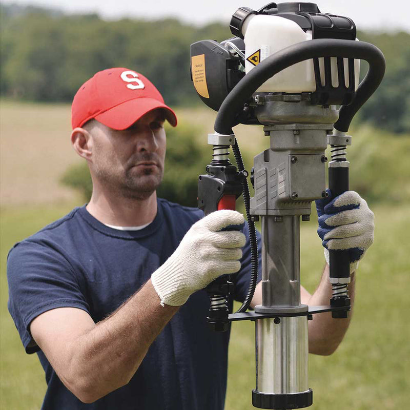 3.25" Gas-Powered Post Driver for Farm & Ranch Equipment | Self-Contained | Portable | One-Person Operation | Titan