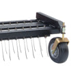 60" Tine Rake Dethatcher for Zero Turn Mower | Heavy Duty Wheels | Professional Turf | Season-Long Use | JRCO