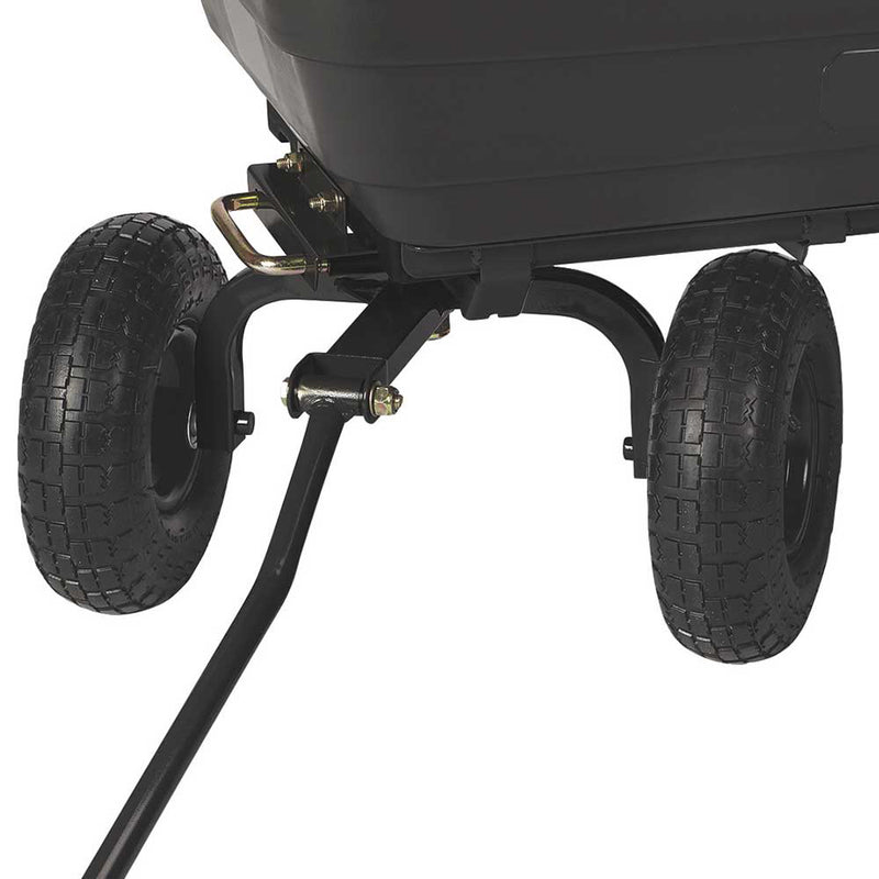 Garden Wagon | Dump Cart | 600 Lb Capacity | 38" Length | 10" Pneumatic Tires | Strongway