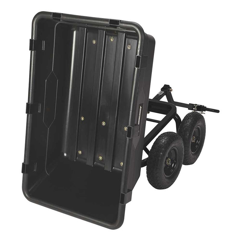 Garden Wagon | Yard Cart | 1,200 lb Capacity | 6 Cu Ft Bed | 13" Pneumatic Tires | Strongway