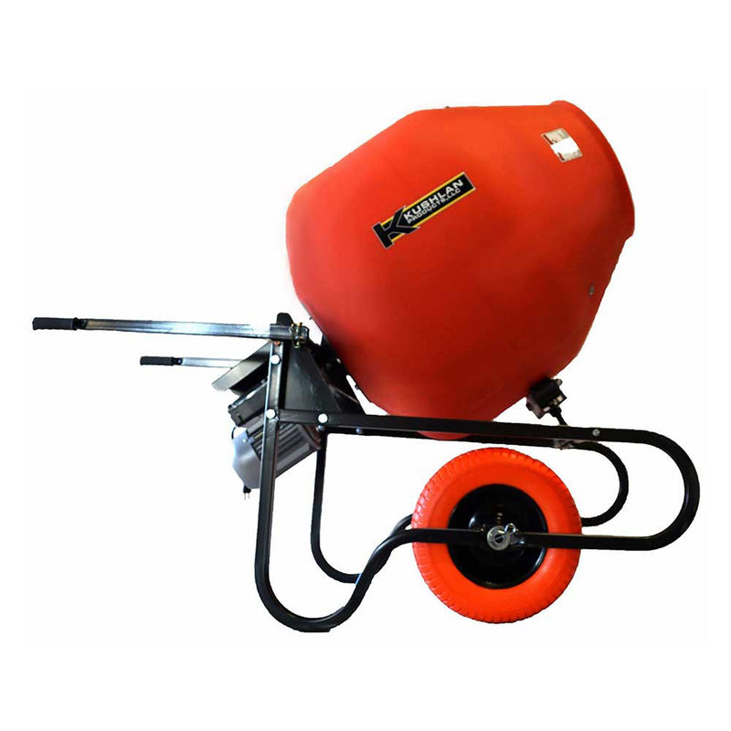 10 Cu Ft Electric Cement Mixer for Concrete Mixing | 1-1/2 HP | 120V | Direct Drive | Kushlan Products