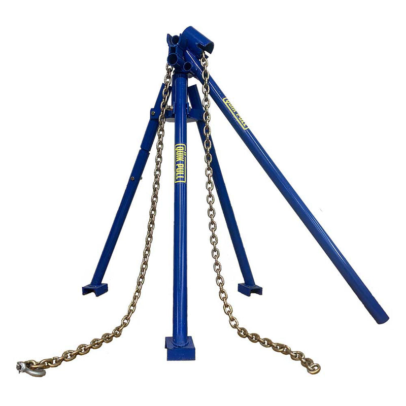 Manual Post Puller for Property Maintenance | Hand Operation | Engineered Tripod Base | NW Quik Pull