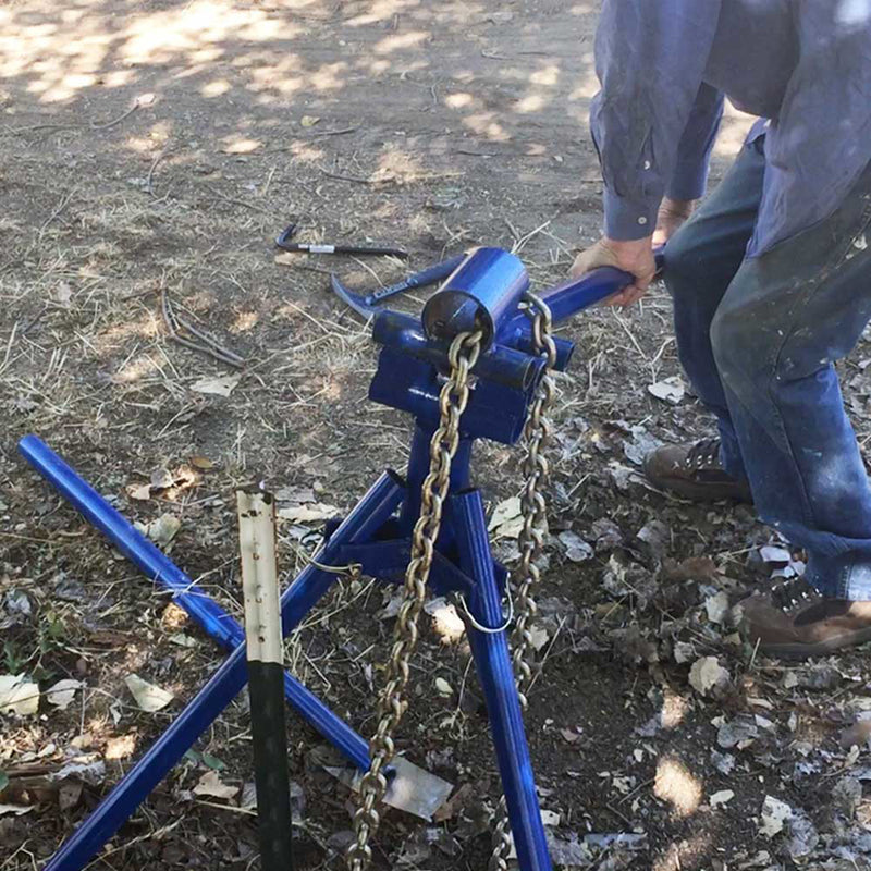 Manual Post Puller for Property Maintenance | Hand Operation | Engineered Tripod Base | NW Quik Pull
