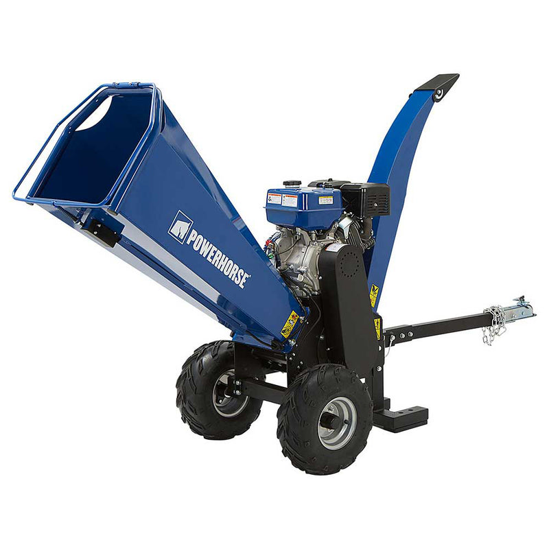 Towable Wood Chipper | 5-In. Capacity | 420cc Engine | 15 HP | Powerhorse