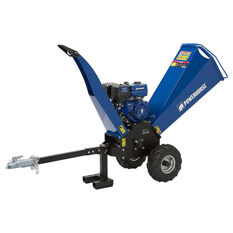 Towable Wood Chipper | 5-In. Capacity | 420cc Engine | 15 HP | Powerhorse