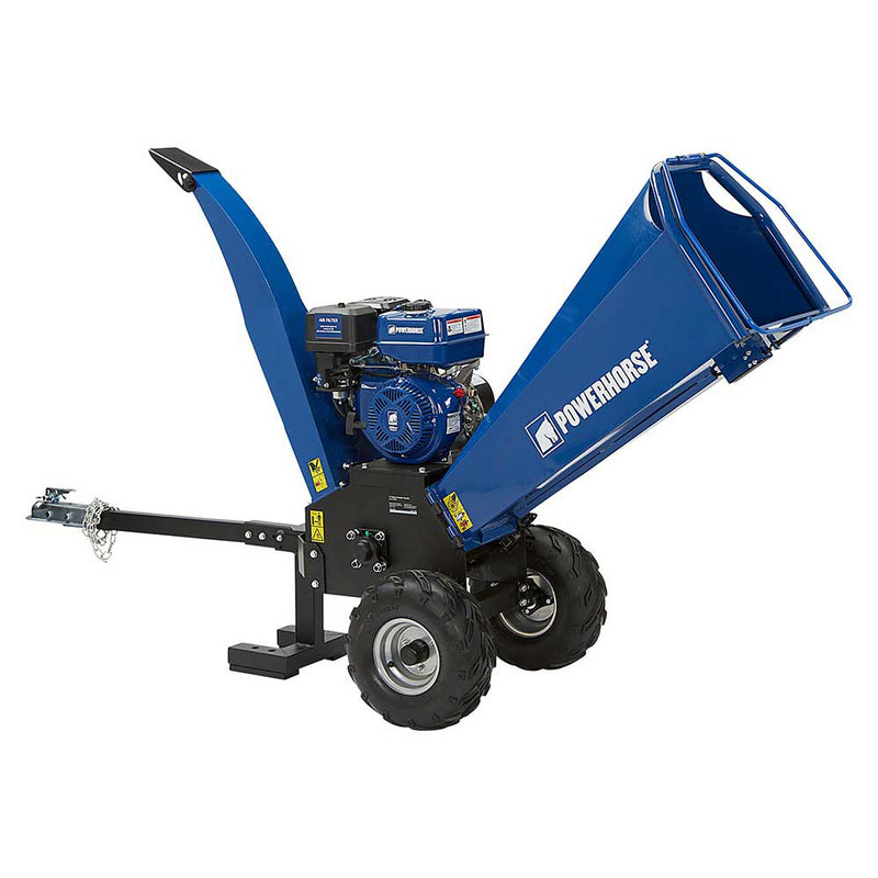 Towable Wood Chipper | 5-In. Capacity | 420cc Engine | 15 HP | Powerhorse
