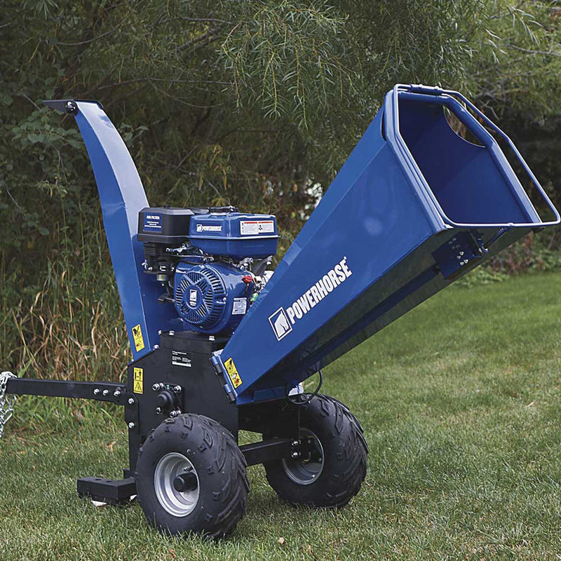 Towable Wood Chipper | 5-In. Capacity | 420cc Engine | 15 HP | Powerhorse
