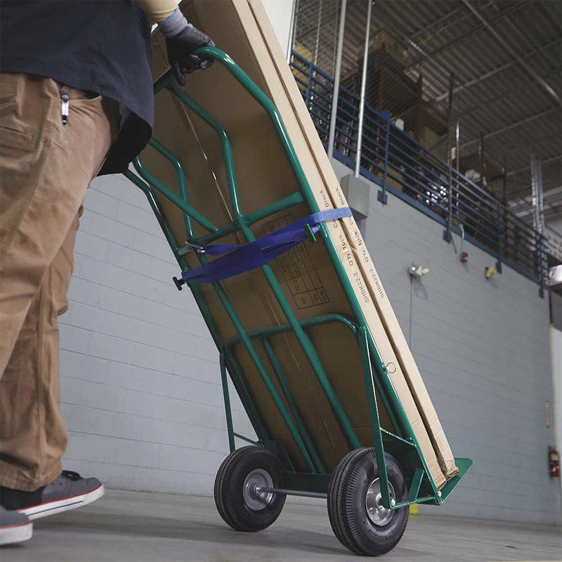 Wide Surface Hand Truck for Material Handling | 660 lb Capacity | 26" Toe Plate | Strongway