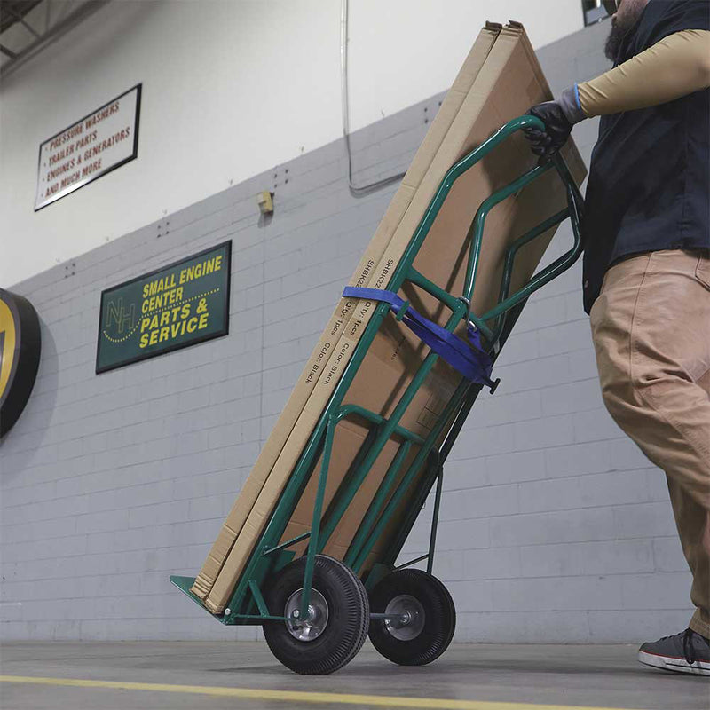 Wide Surface Hand Truck for Material Handling | 660 lb Capacity | 26" Toe Plate | Strongway