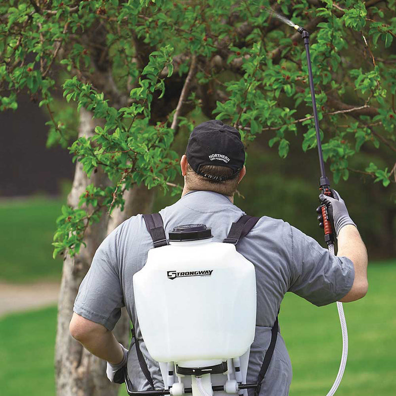 4-Gallon Backpack Sprayer | 90 PSI | Piston Pump | Professional Grade | Strongway