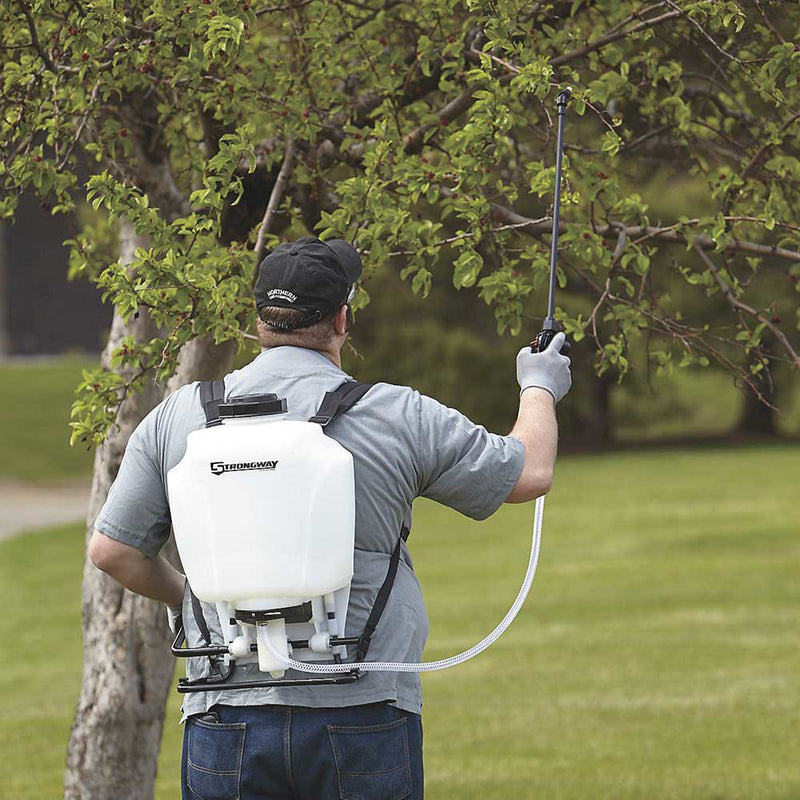 4-Gallon Backpack Sprayer | 90 PSI | Piston Pump | Professional Grade | Strongway