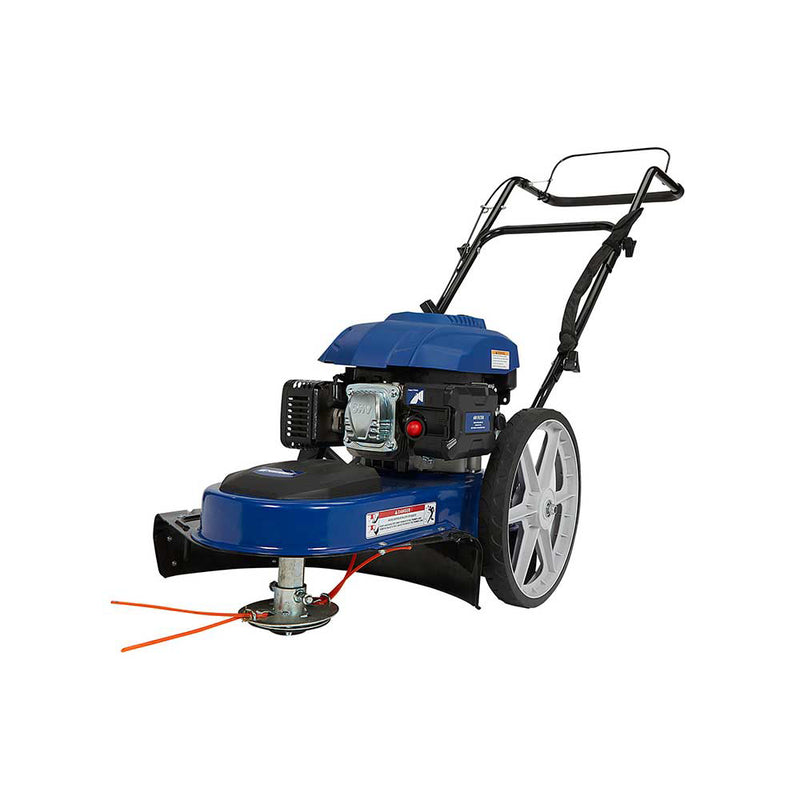 High Wheel Trimmer | Walk Behind Design | 173cc Engine | 4-Cycle Power | Powerhorse