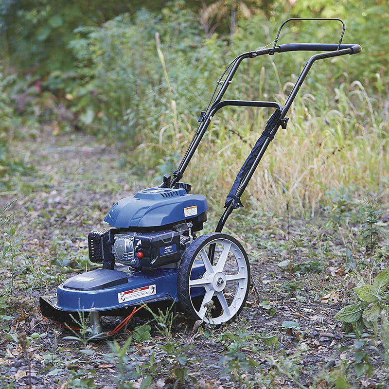 High Wheel Trimmer | Walk Behind Design | 173cc Engine | 4-Cycle Power | Powerhorse
