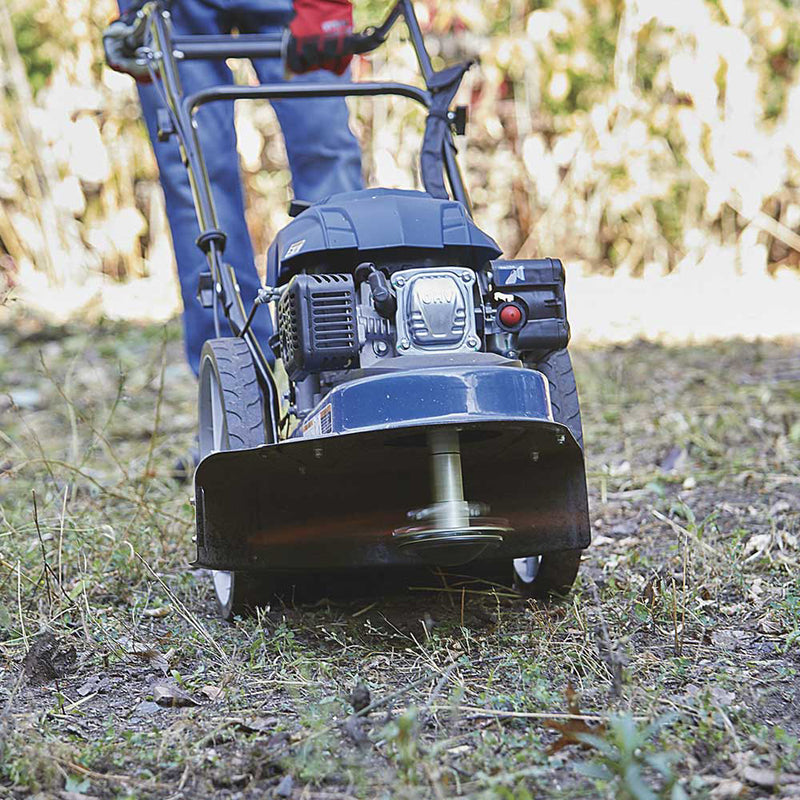 High Wheel Trimmer | Walk Behind Design | 173cc Engine | 4-Cycle Power | Powerhorse