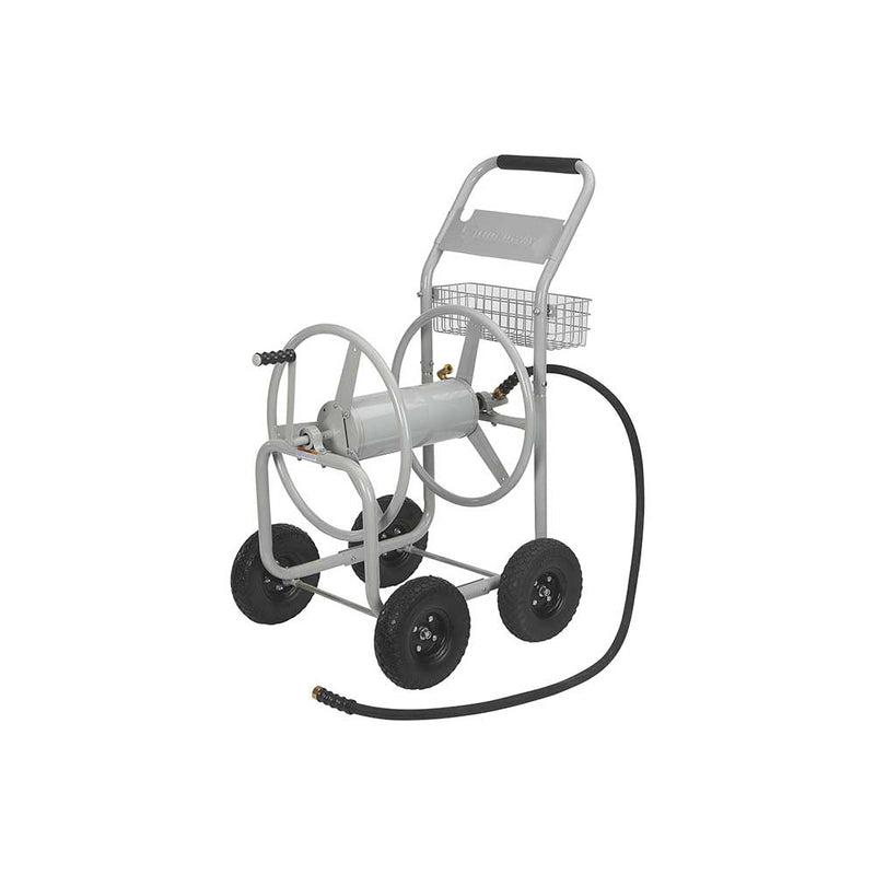 Garden Hose Reel Cart | 400 Ft Capacity | 5/8-Inch Hose | Tubular Steel Frame | Strongway