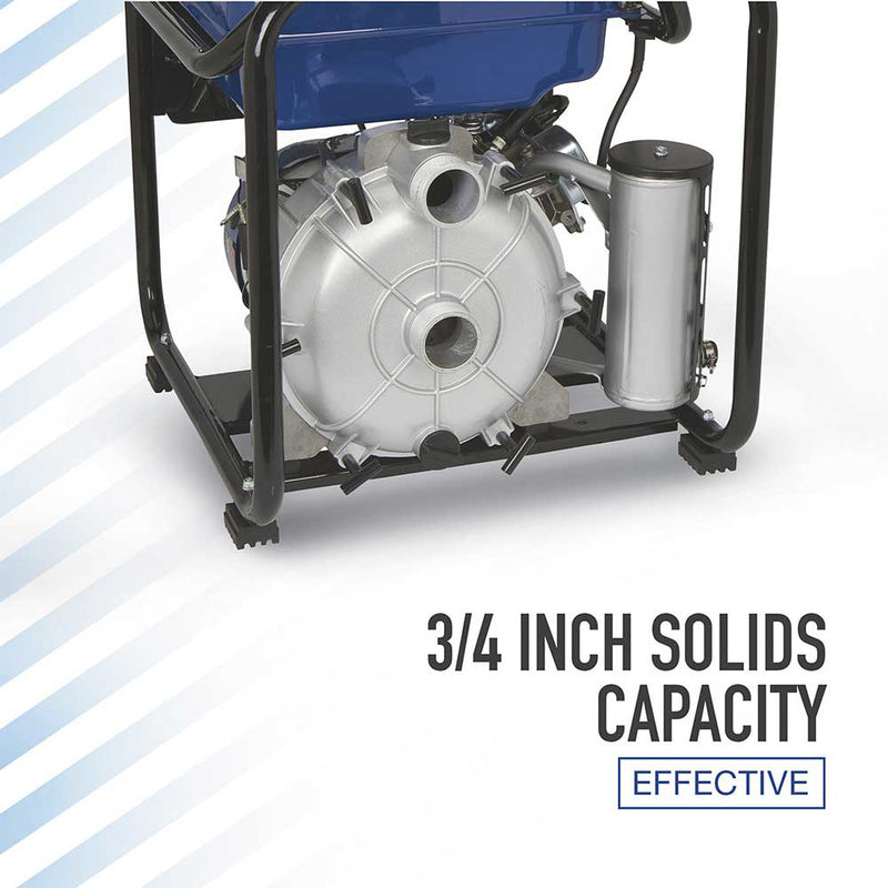 2 In. Trash Pump for Construction Applications | 183 GPM | 212cc OHV Engine | Extended Run | Powerhorse