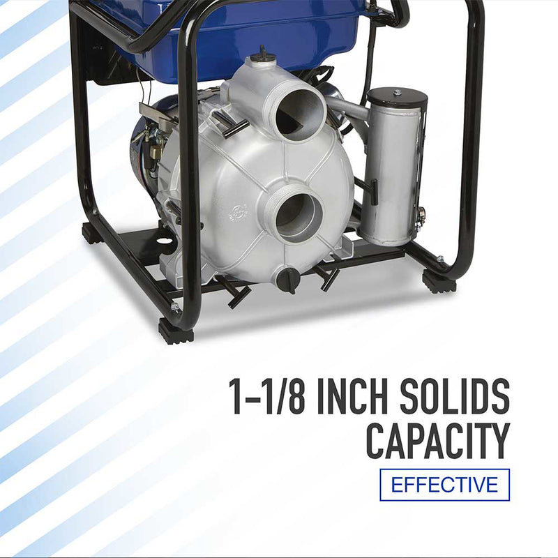 3 In. Trash Pump | Industrial Applications | 197 GPM | 212cc OHV Engine | Extended Run | Powerhorse
