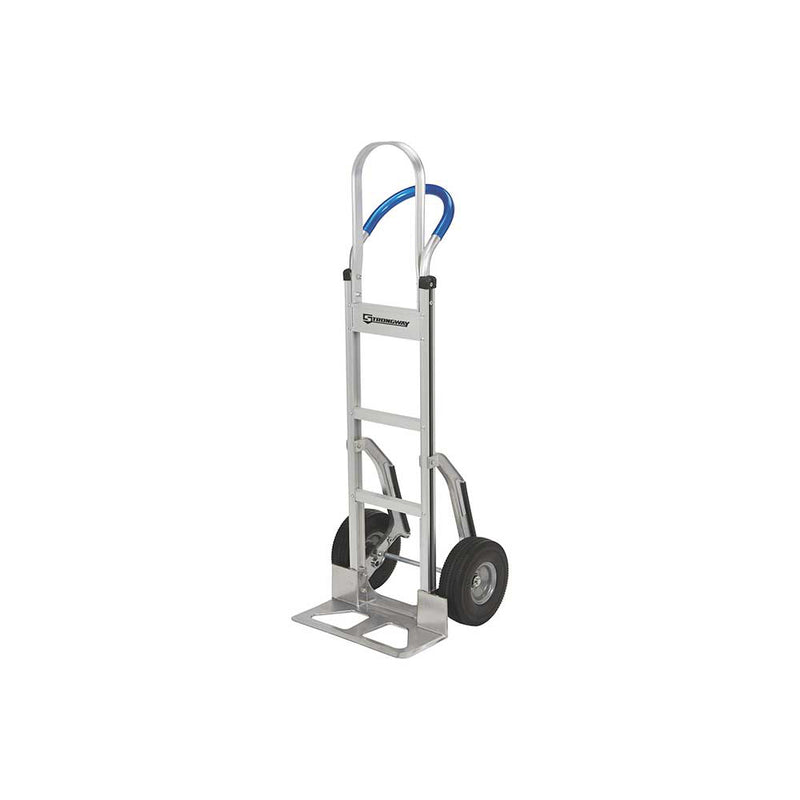 Aluminum Hand Truck with Stair Skid | 660-Lb Capacity | Professional Grade | Lightweight Construction | Strongway