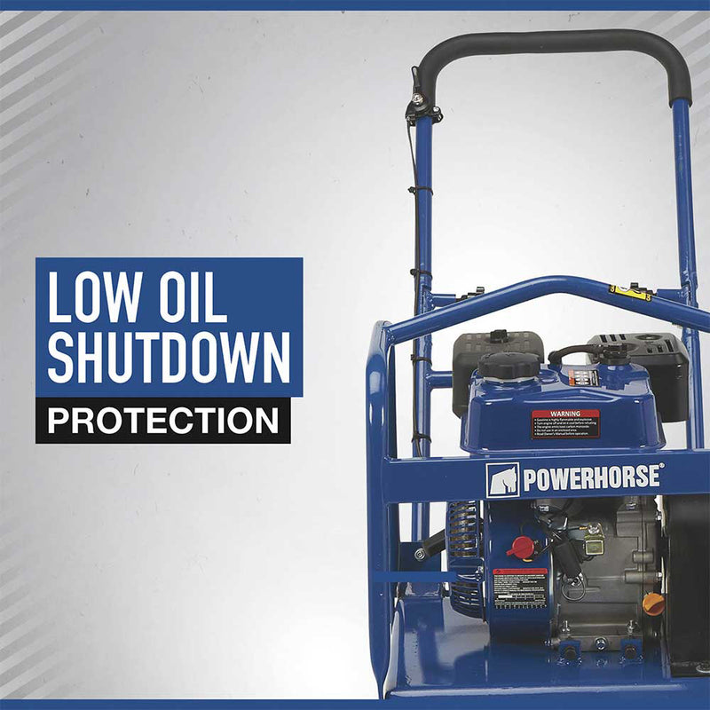 Plate Compactor | Single-Direction | 212cc Engine | 21.5" x 17.7" Plate | Powerhorse