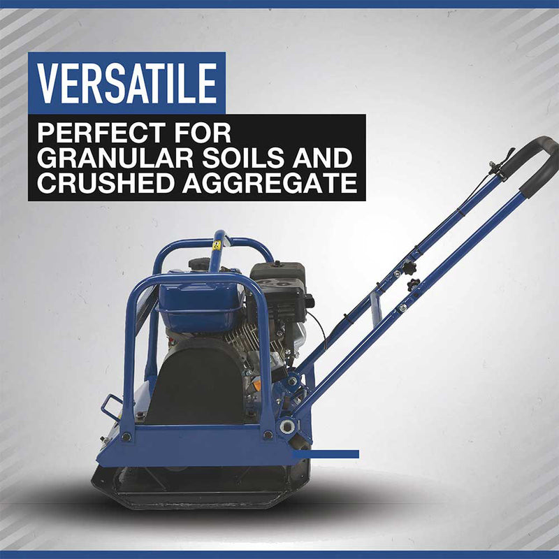 Plate Compactor | Single-Direction | 212cc Engine | 21.5" x 17.7" Plate | Powerhorse