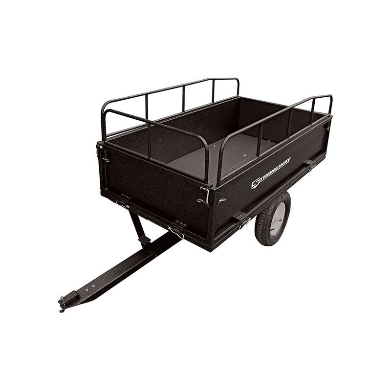 Steel ATV Trailer for ATVs | 1,200 lb Capacity | 18 Cu Ft | Heavy-Duty Steel Frame | Strongway