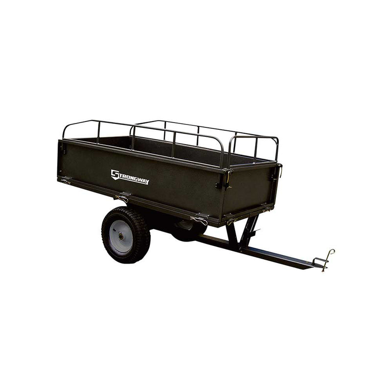 Steel ATV Trailer for ATVs | 1,200 lb Capacity | 18 Cu Ft | Heavy-Duty Steel Frame | Strongway