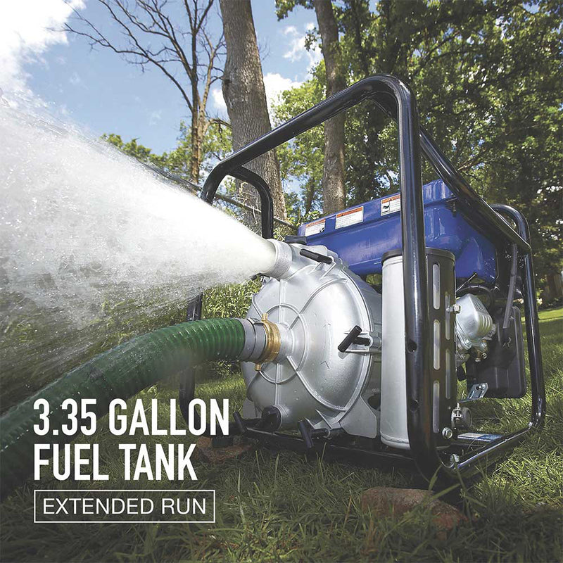 2 In. Trash Pump for Construction Applications | 183 GPM | 212cc OHV Engine | Extended Run | Powerhorse