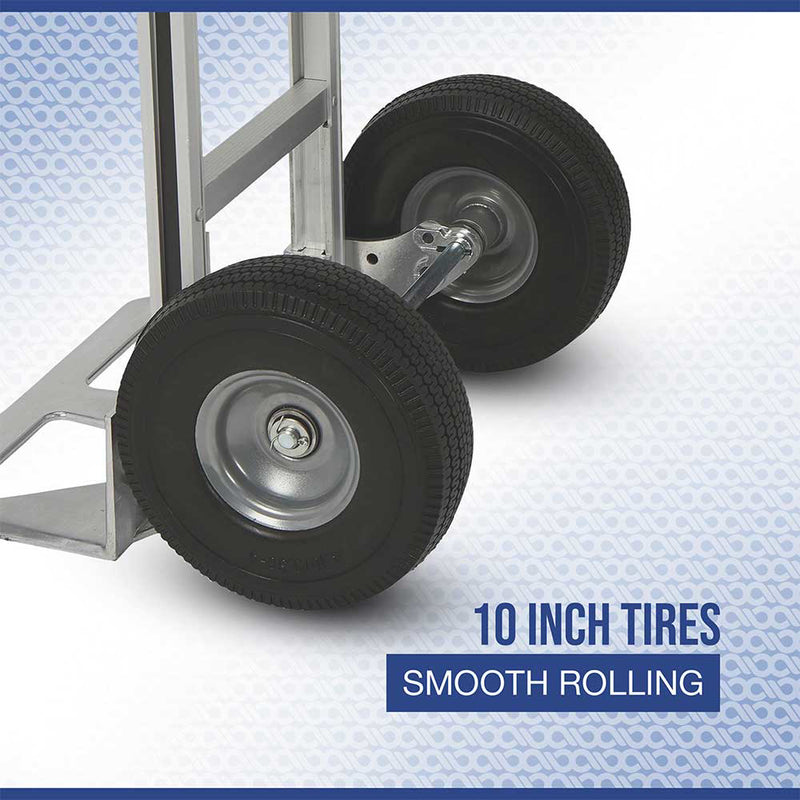 Aluminum Hand Truck for Material Handling | 600-Lb Capacity | Lightweight Construction | Strongway