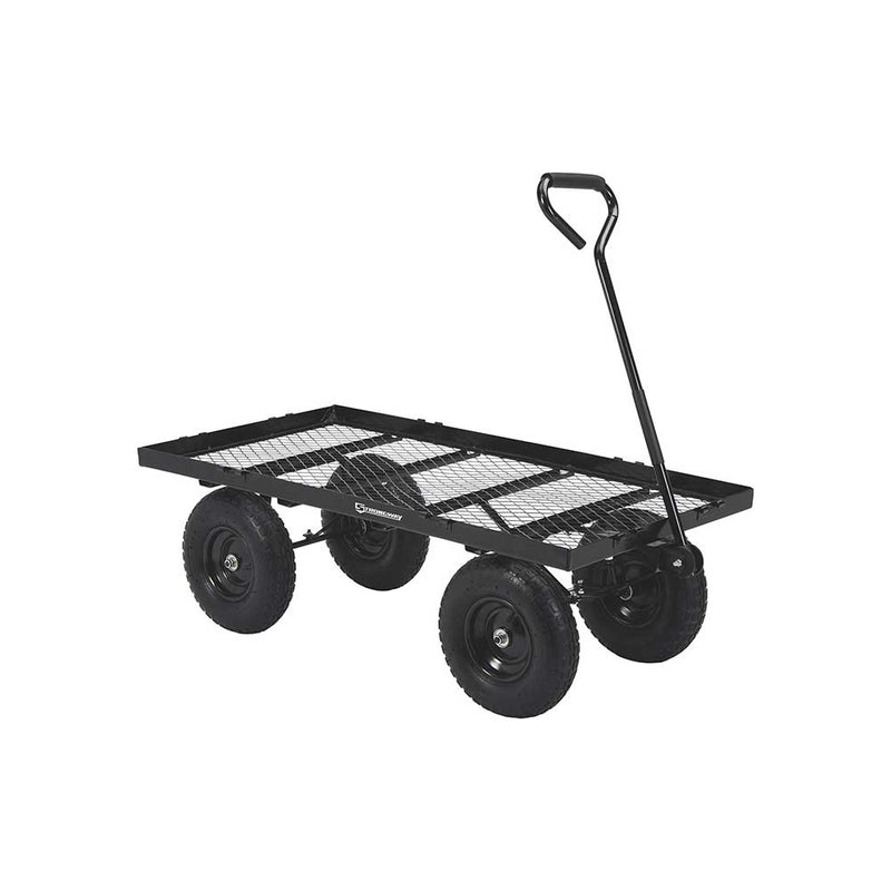 Steel Garden Wagon | Yard Cart | 1,400 Lb Capacity | 50" x 24" x 27" | Heavy Duty Steel | Strongway