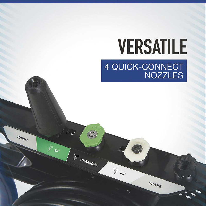 Electric Pressure Washer | Professional Grade | 2,000 PSI | 1.2 GPM | Quiet Operation | Powerhorse