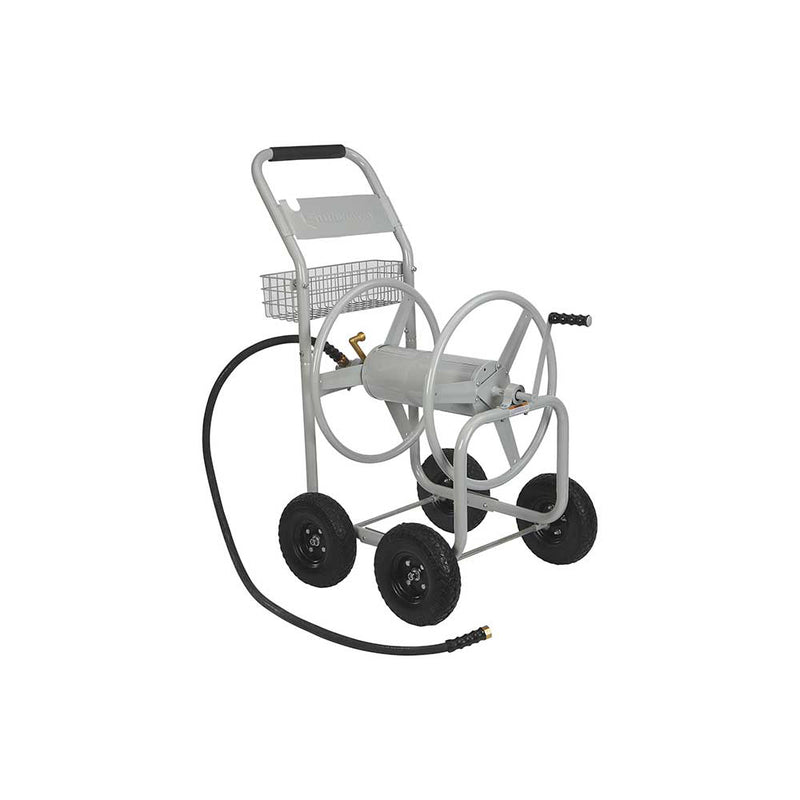 Garden Hose Reel Cart | 400 Ft Capacity | 5/8-Inch Hose | Tubular Steel Frame | Strongway