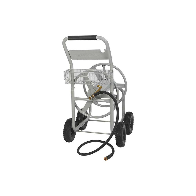 Garden Hose Reel Cart | 400 Ft Capacity | 5/8-Inch Hose | Tubular Steel Frame | Strongway