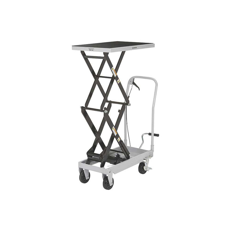 2-Speed Hydraulic Lift Table Cart | 500 lb Capacity | 50-3/4" Lift Height | Strongway