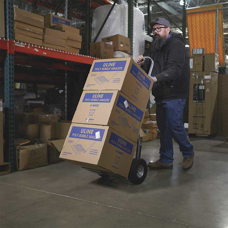 Aluminum Hand Truck with Stair Skid | 660-Lb Capacity | Professional Grade | Lightweight Construction | Strongway