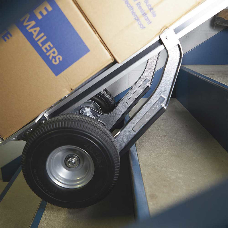 Aluminum Hand Truck with Stair Skid | 660-Lb Capacity | Professional Grade | Lightweight Construction | Strongway