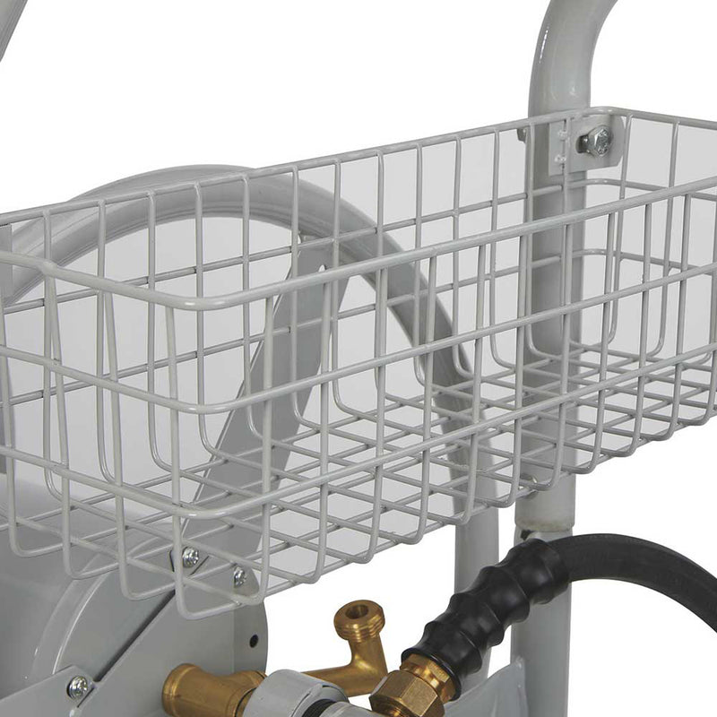 Garden Hose Reel Cart | 400 Ft Capacity | 5/8-Inch Hose | Tubular Steel Frame | Strongway