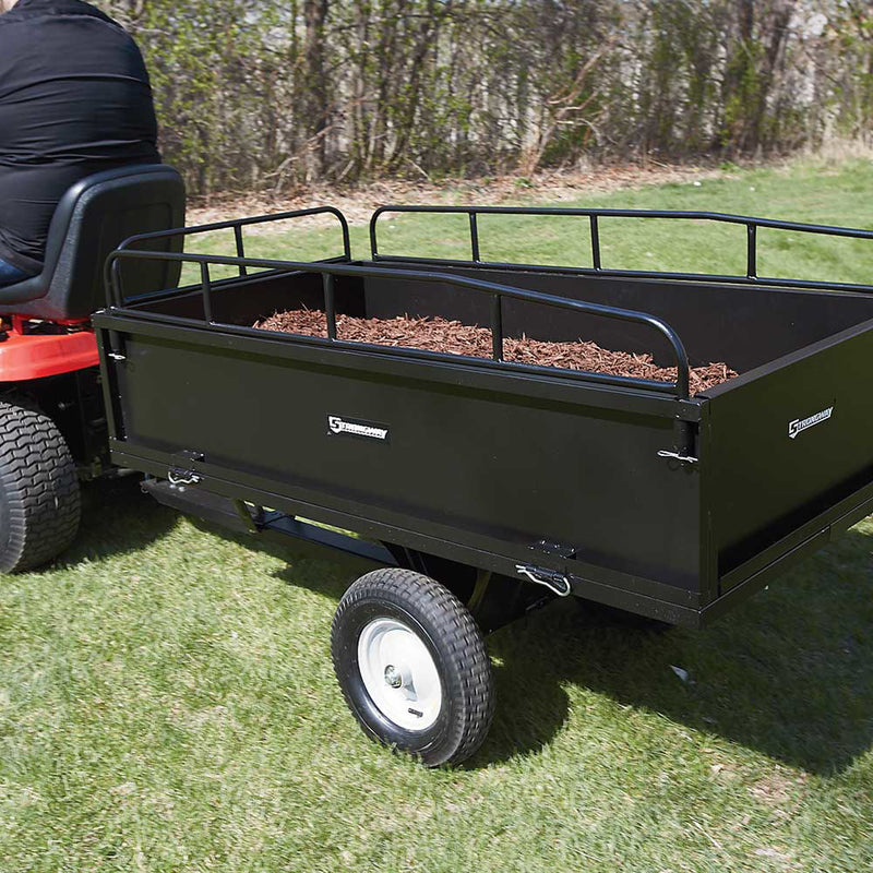 Steel ATV Trailer for ATVs | 1,200 lb Capacity | 18 Cu Ft | Heavy-Duty Steel Frame | Strongway