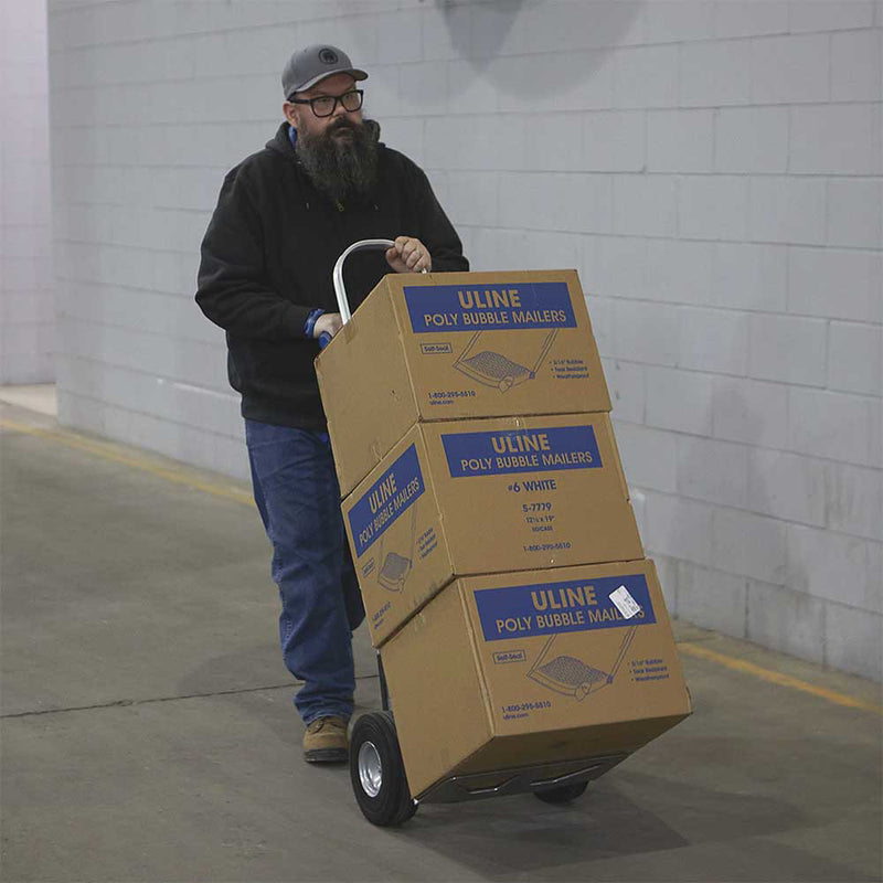 Aluminum Hand Truck with Stair Skid | 660-Lb Capacity | Professional Grade | Lightweight Construction | Strongway